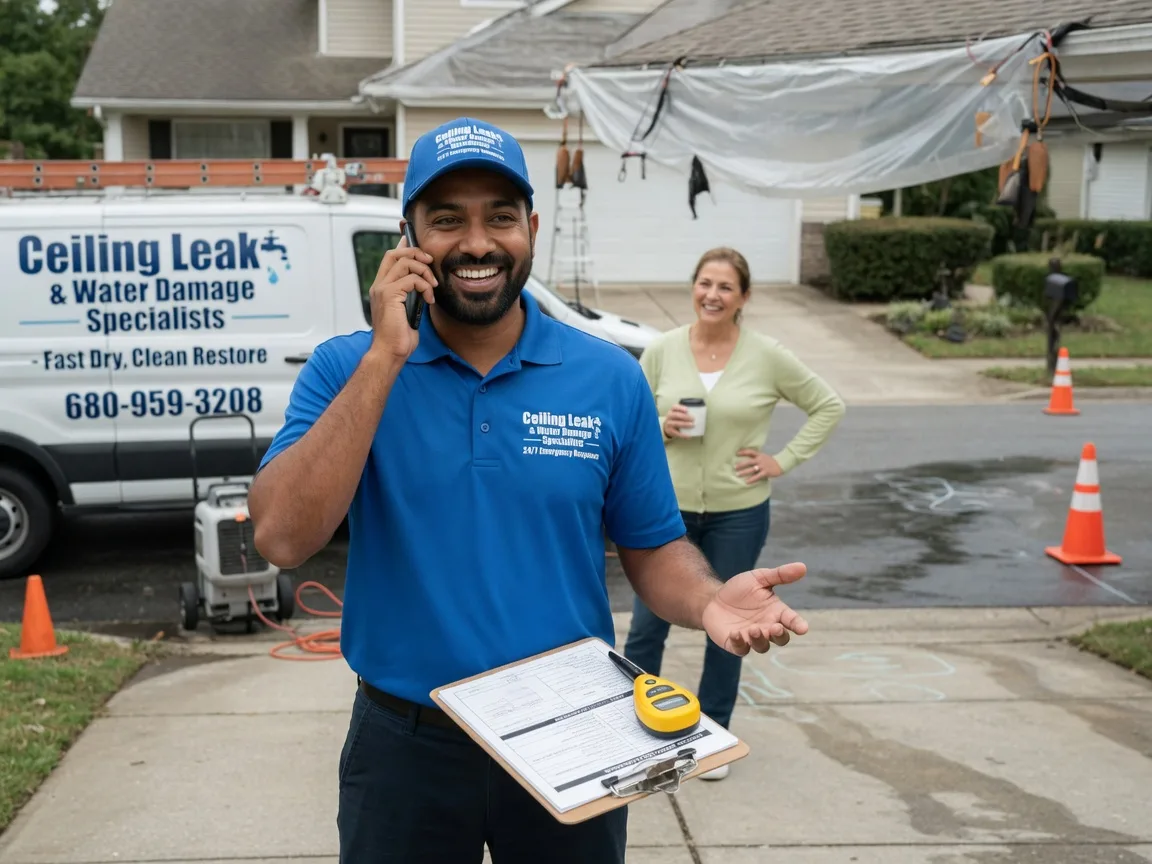 Ceiling Leak Cleanup Melville, LA FAQs